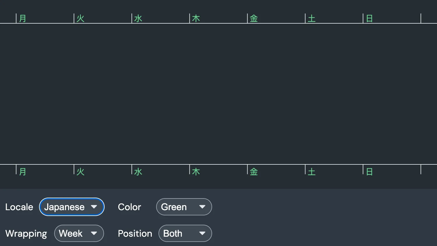 Scales Options